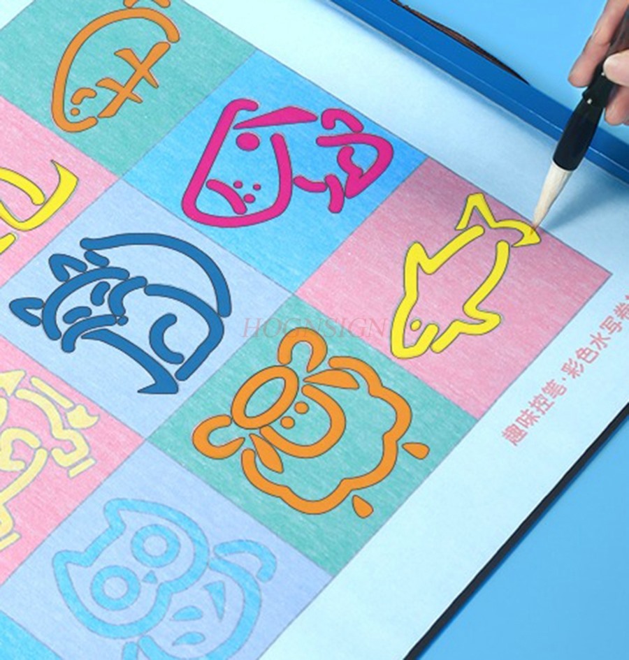 Calligraphy Pen Set - Ensemble de calligraphie coloré pour enfants,