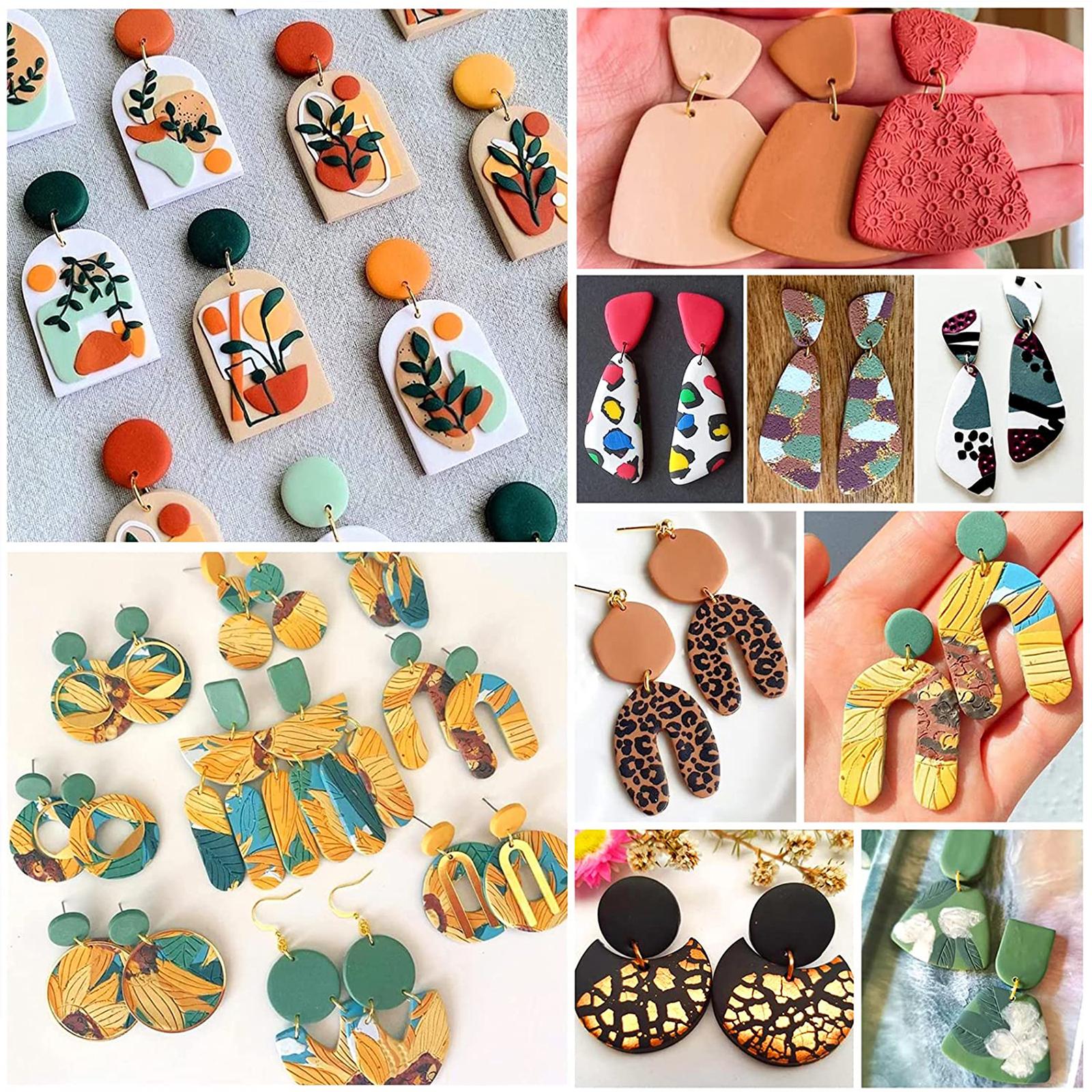 Craft And Art Difference - 24 pièces de polymère plastique, différentes