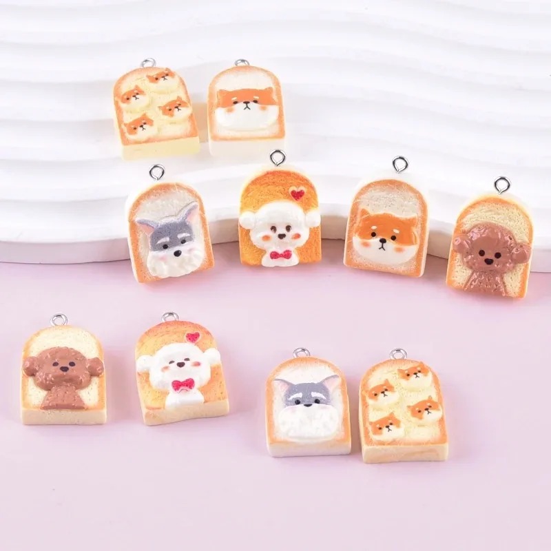 Art Craft Decoration - 10 pendentifs en résine en forme