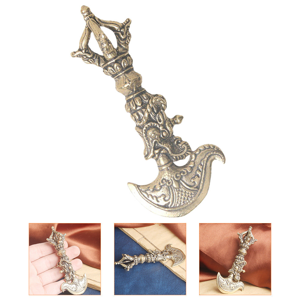 Art Craft Decoration - Mini pilon Vajra en laiton, ornement