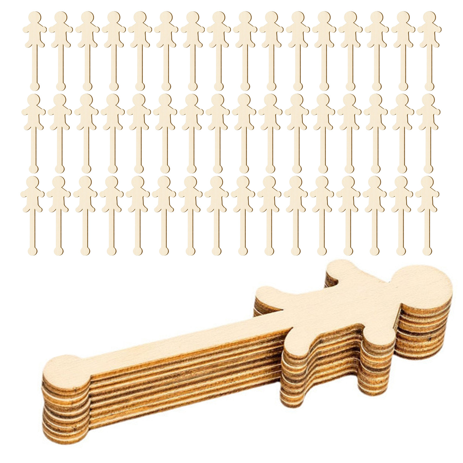 Art Craft With Ice Cream Stick - 100 bâtonnets en bois pour peinture