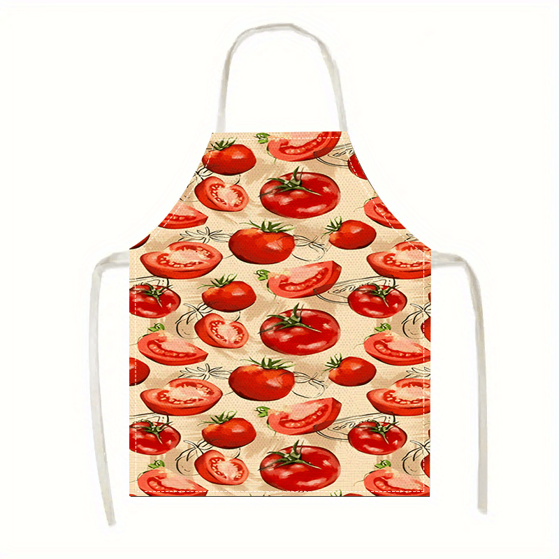 Art Craft Vegetables - 1 tablier rouge motif tomate pour