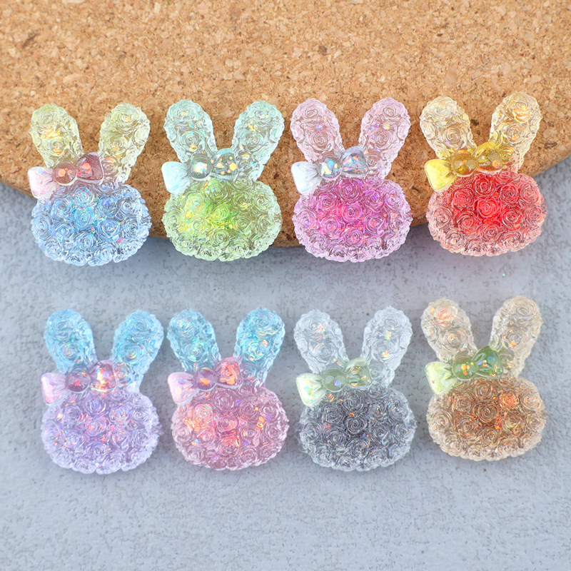 Art Craft Decoration - Lot de 5 cabochons en résine