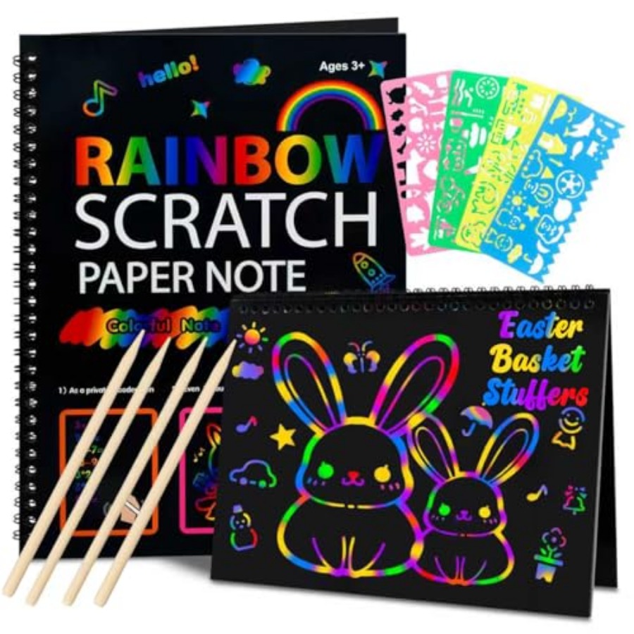 Art Craft 2 Year Olds - Papier à gratter pour loisirs créatifs,