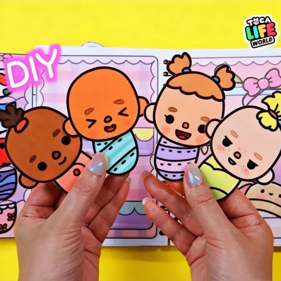 Art Craft 2 Year Olds - Kit DIY de livre sensoriel 3D