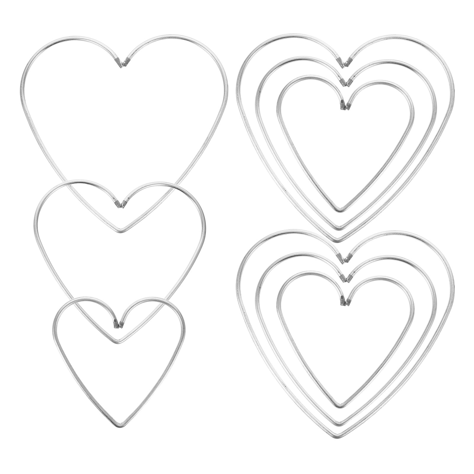 Art Craft Decoration - Ensemble de 9 anneaux métalliques pour
