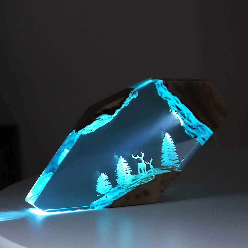 Art Craft Decoration - Décoration Lumineuse Personnalisée en Résine et