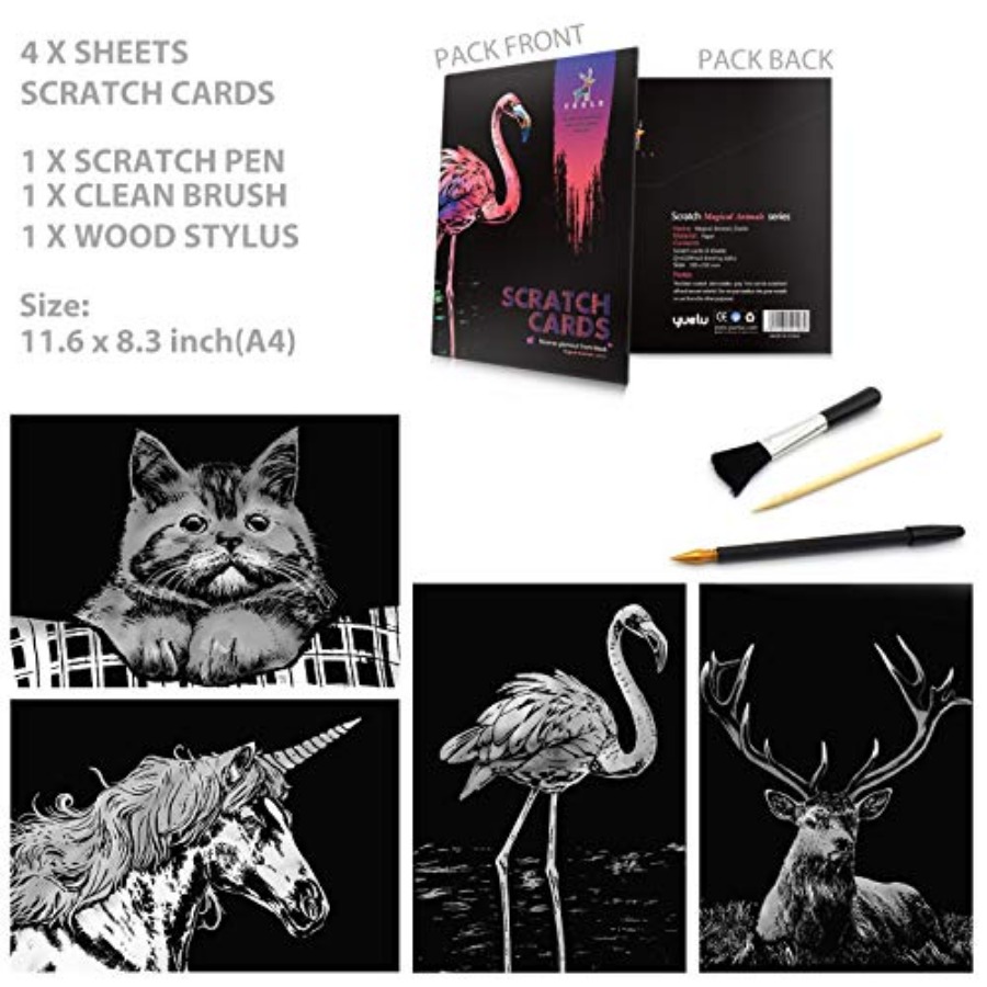 Papier à gratter arc-en-ciel A - Art Craft Rainbow avis et prix