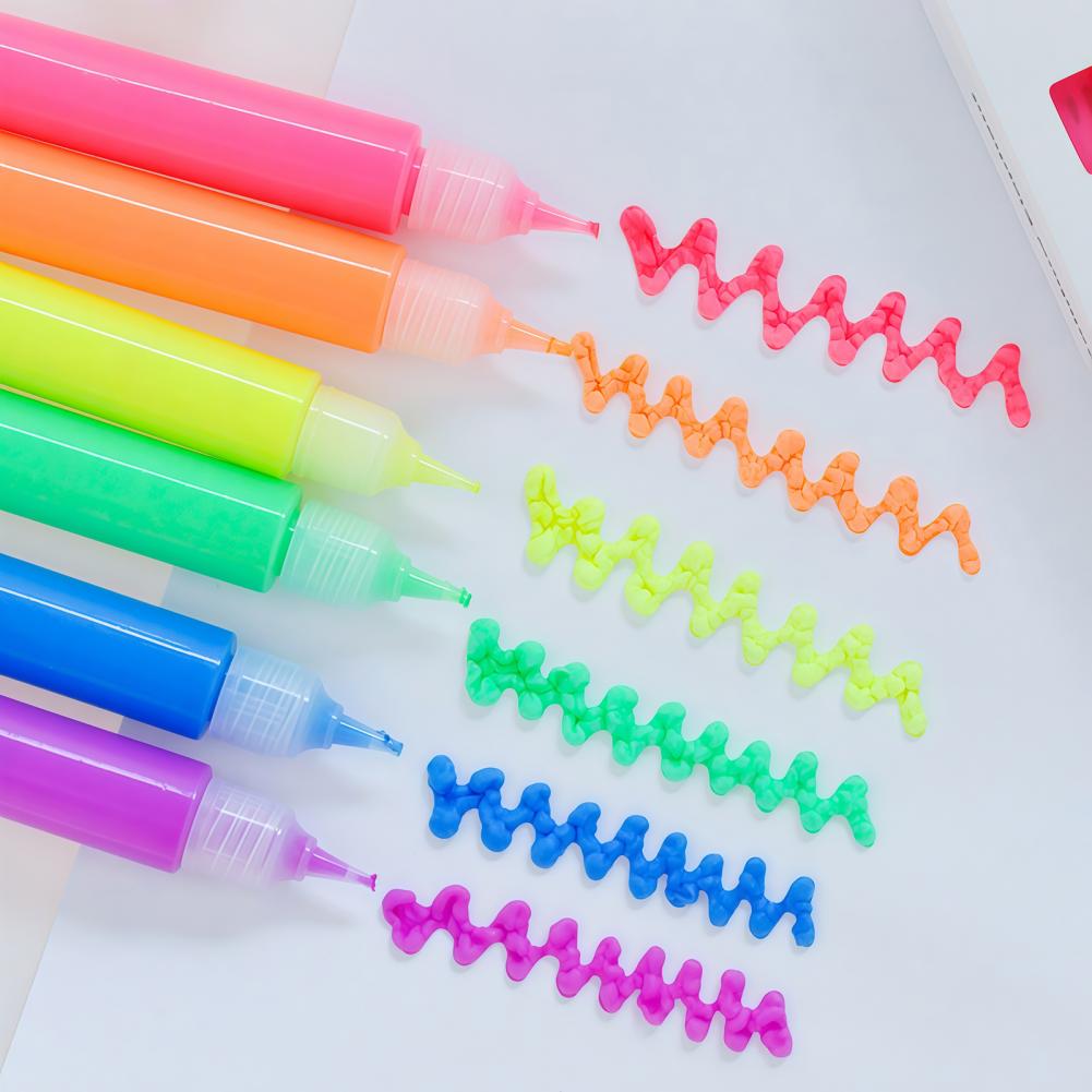 Stylos à effet popcorn 6 coule - Craft And Art Difference avis et prix