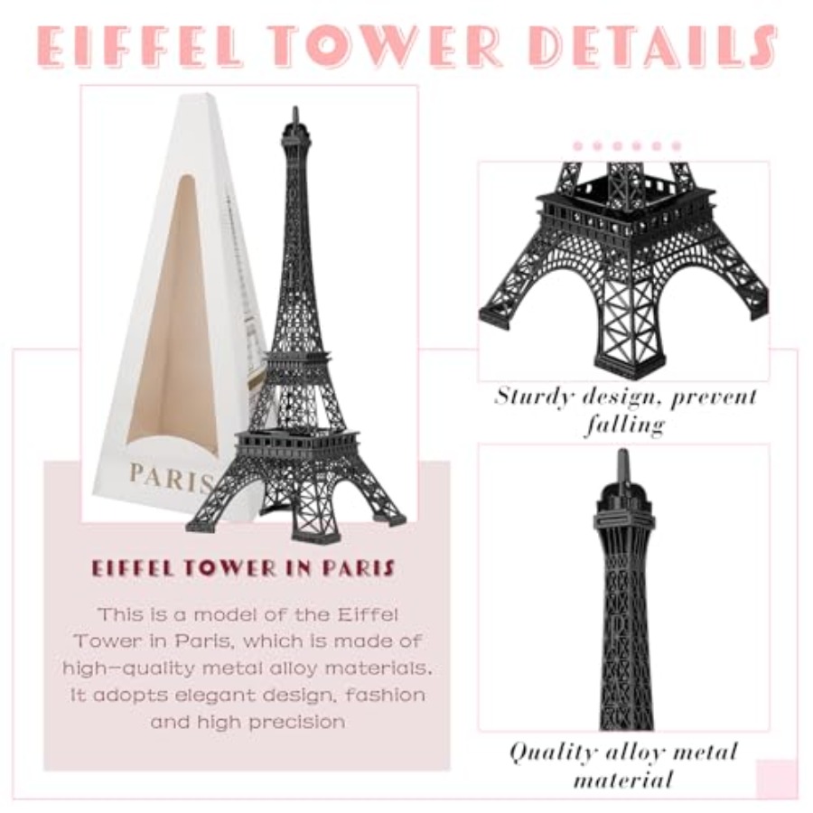 6 Pièces 15'' Statue Tour Eiff - Art Craft Decoration avis et prix