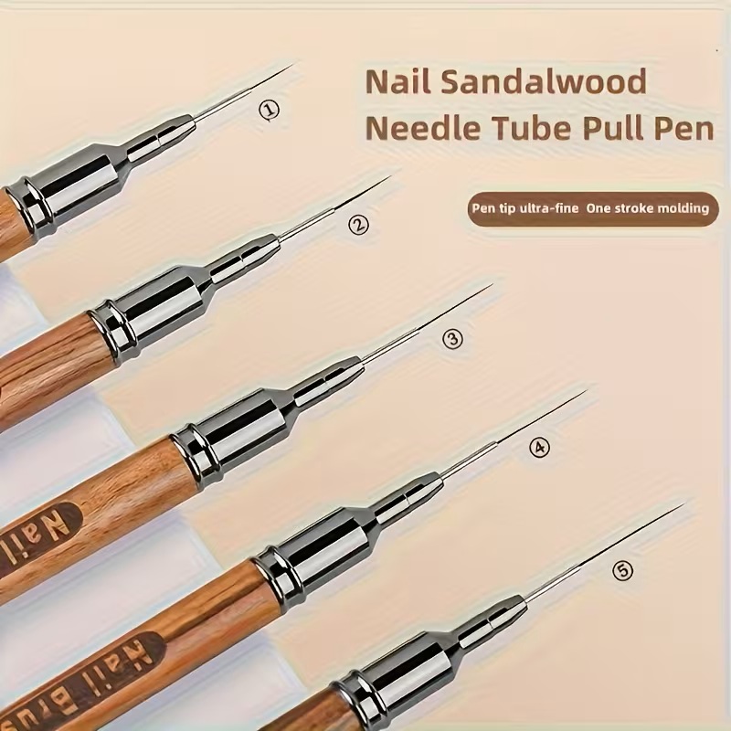 Lot de 5 pinceaux à ongles pro - Calligraphy Pen Set avis et prix