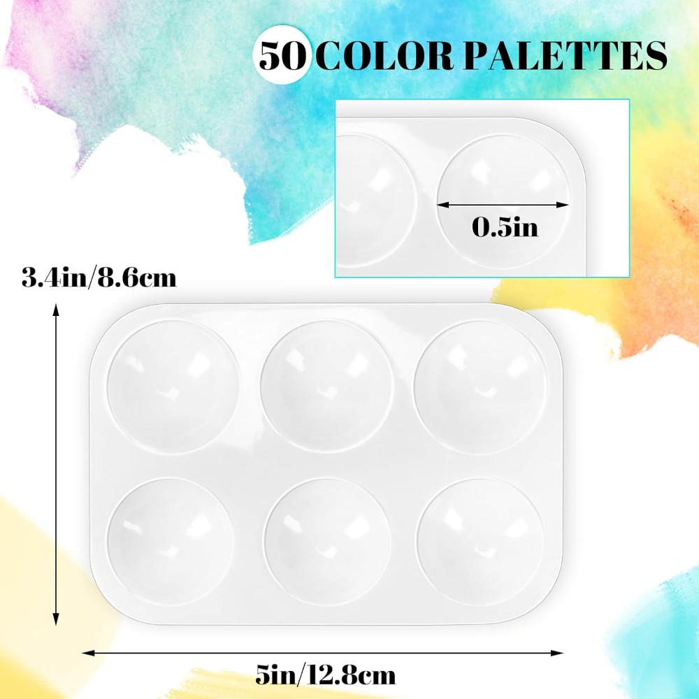 Lot de 50 palettes de peinture - Art Craft Class avis et prix