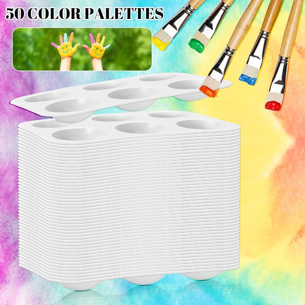 Lot de 50 palettes de peinture - Art Craft Class avis et prix