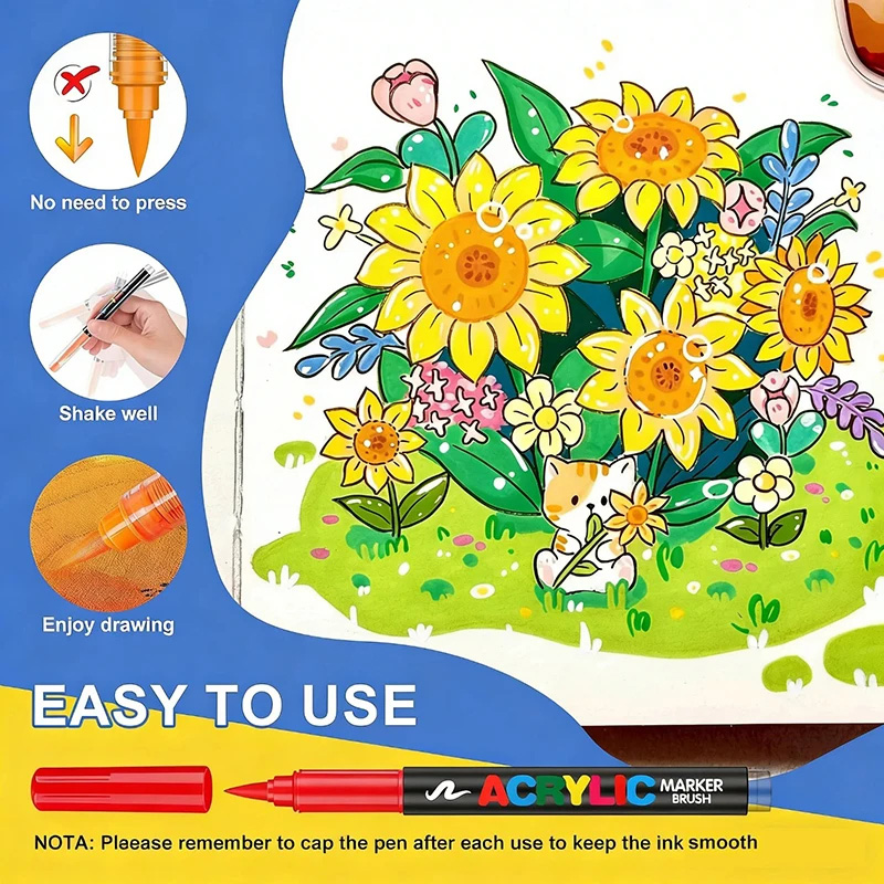 Marqueurs de peinture acryliqu - Art And Craft With Paint avis et prix