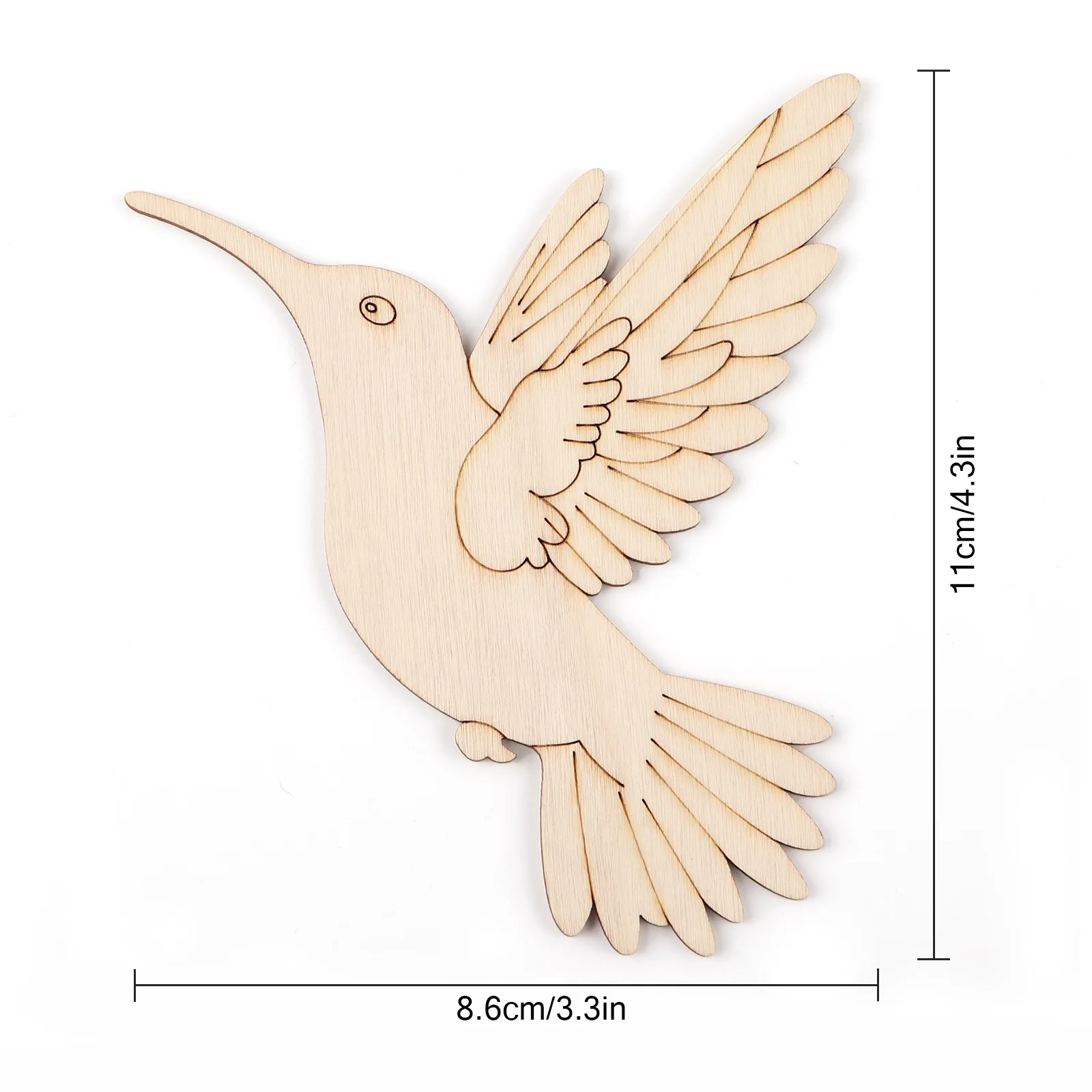 10 pièces de découpes en bois  - Art Craft Decoration avis et prix