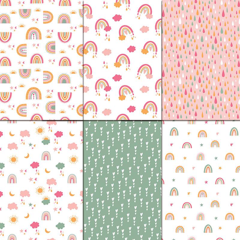 24 feuilles/lot de blocs de pa - Art Craft Rainbow avis et prix