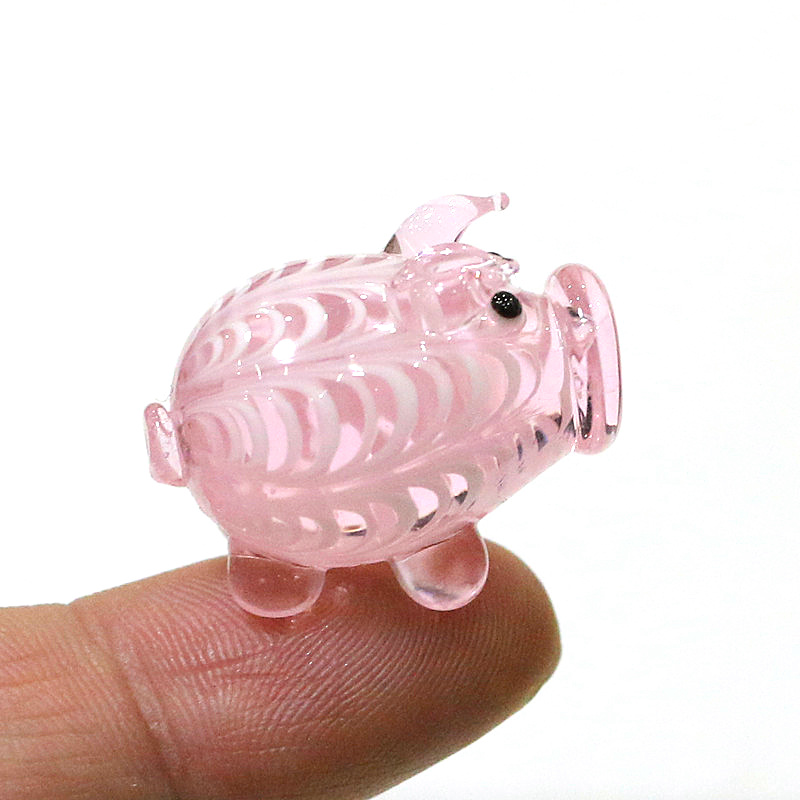 Figurine de cochon en verre de - Craft And Art Difference avis et prix