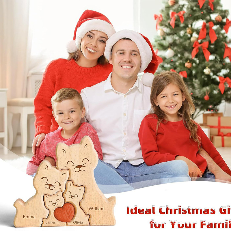Puzzle d'art chat en bois, fam - Art Craft 2 Year Olds avis et prix